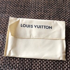 Louis Vuitton Cream Pouch dust bag